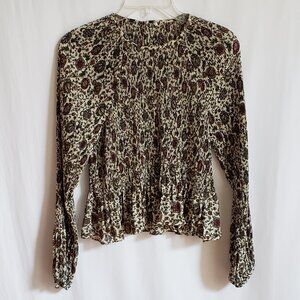 Pipes & Shaw - Multi Color Floral Top.  Size Small